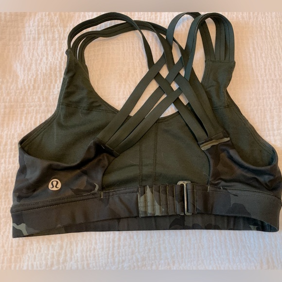 Lululemon Adjustable All Sports Camo bra size 6 - Picture 2 of 3